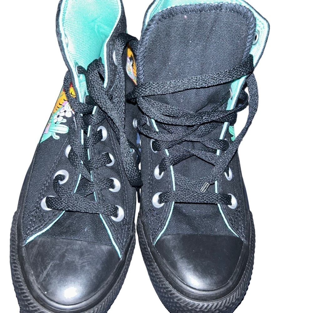 Converse Notebook Print Chuck Taylor All Star Hi Top Sneaker Shoes men 4 women 6 - Picture 5 of 7